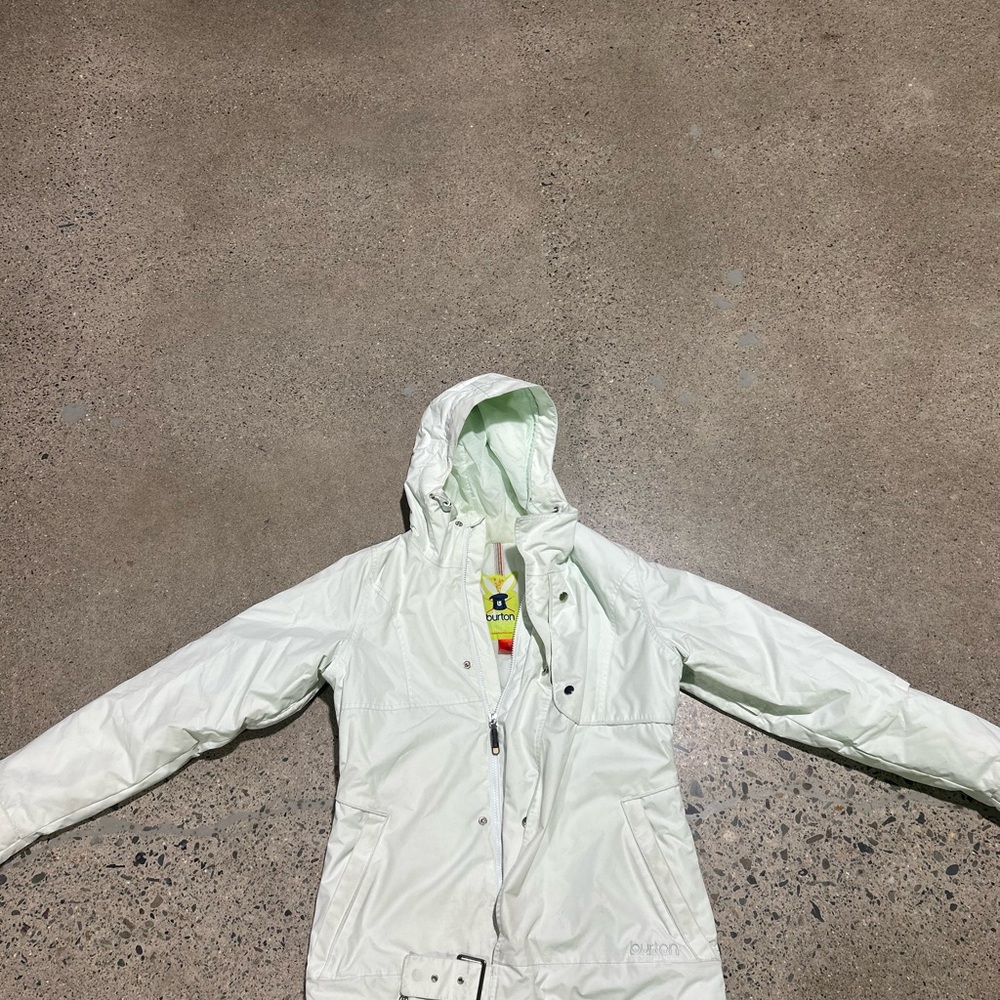 Burton Light Cream Hooded Snow Jacket